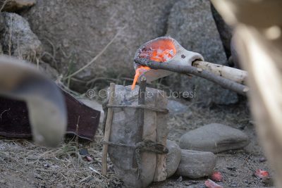 Tanca Manna, fusione dei metalli