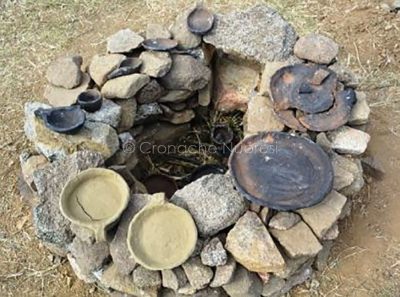 Ricostruzione di un forno nuragico