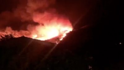 Il vasto rogo a Budoni zona Taunanella