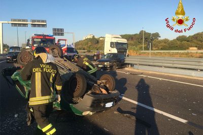 L'incidente all'ingresso di Olbia