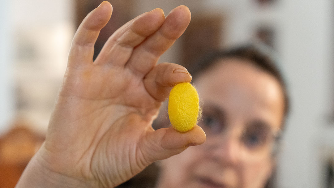 A Orgosolo abili mani femminili tramandano un’arte secolare: la lavorazione della seta