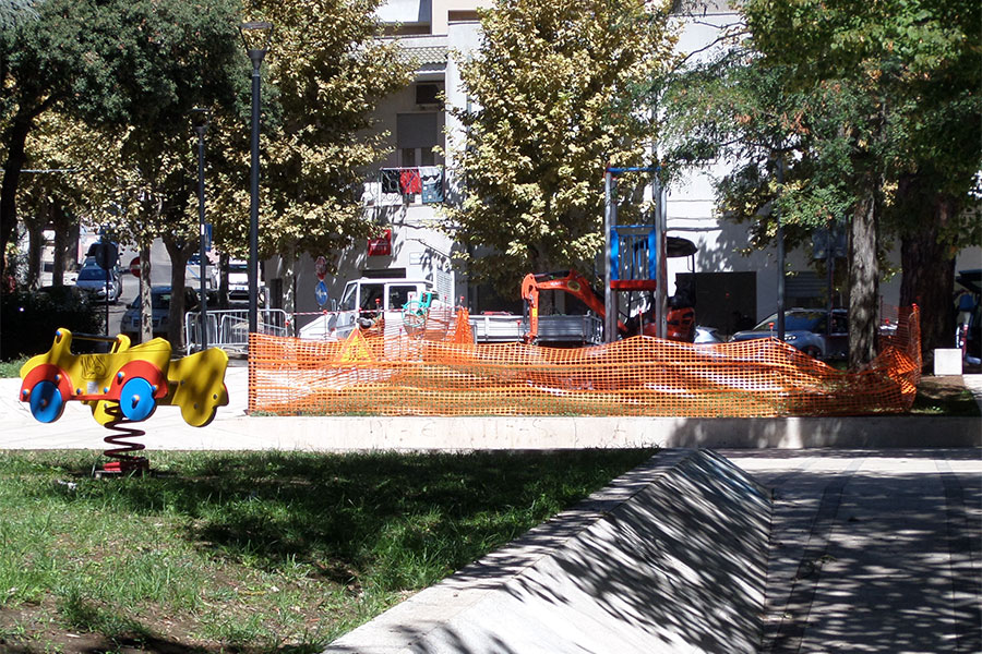 Al via i lavori di messa in sicurezza dell’area giochi dell’Ortobene e piazza De Bernardi