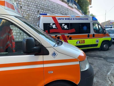 I soccorsi sul luogo dell'incidente a Meana