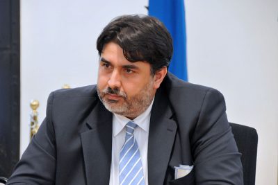 Il presidente della Regione Sardegna Christian Solinas
