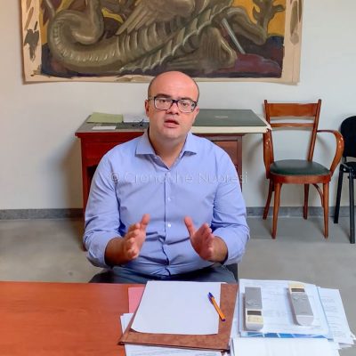 Il sindaco di Lanusei Davide Burchi