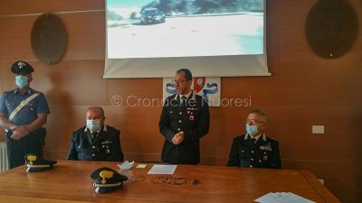 La conferenza stampa dei Carabinieri (foto S.Meloni)