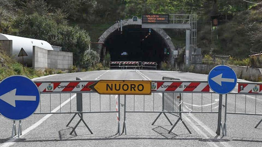 Nuoro. Terminati i lavori riapre la galleria di Pratosardo: il guasto causato da una perdita d’acqua