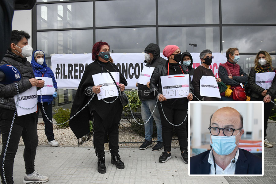 Nuoro. Dopo le proteste di oggi Nieddu: “Nessun trasferimento di Oncologia né allo Zonchello né all’ex Pediatria”
