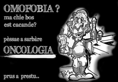 Omofobia, la vignetta di PIK