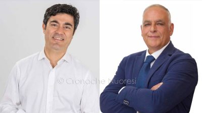 I due candidati sindaci Andrea Soddu e Pietro Sanna