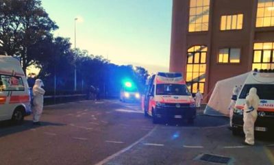 Ambulanze al pronto soccorso San Francesco di Nuoro