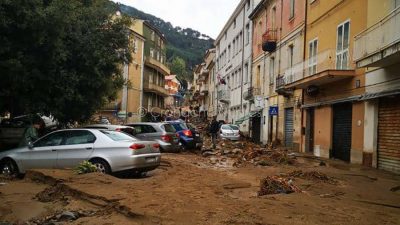 Bitti. I danni dell'alluvione