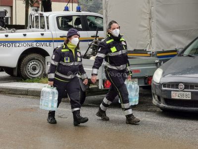 Bitti, approvvigionamento idrico dopo l’alluvione (© foto S.Novellu)