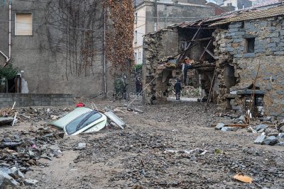 Bitti, distruzione dopo l’alluvione (© foto S.Novellu)