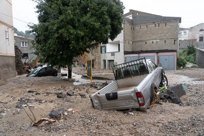 Bitti, distruzione dopo l’alluvione (© foto S.Novellu)