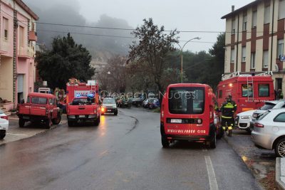 I Vigili del Fuoco a Bitti (f. S. Novellu)