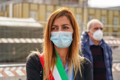 Il sindaco di Dorgali Daniela Falconi (foto S.Novellu)