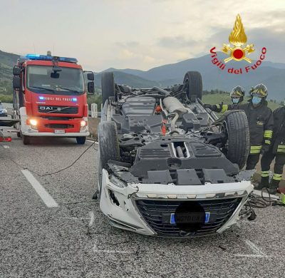 La scena dell'incidente