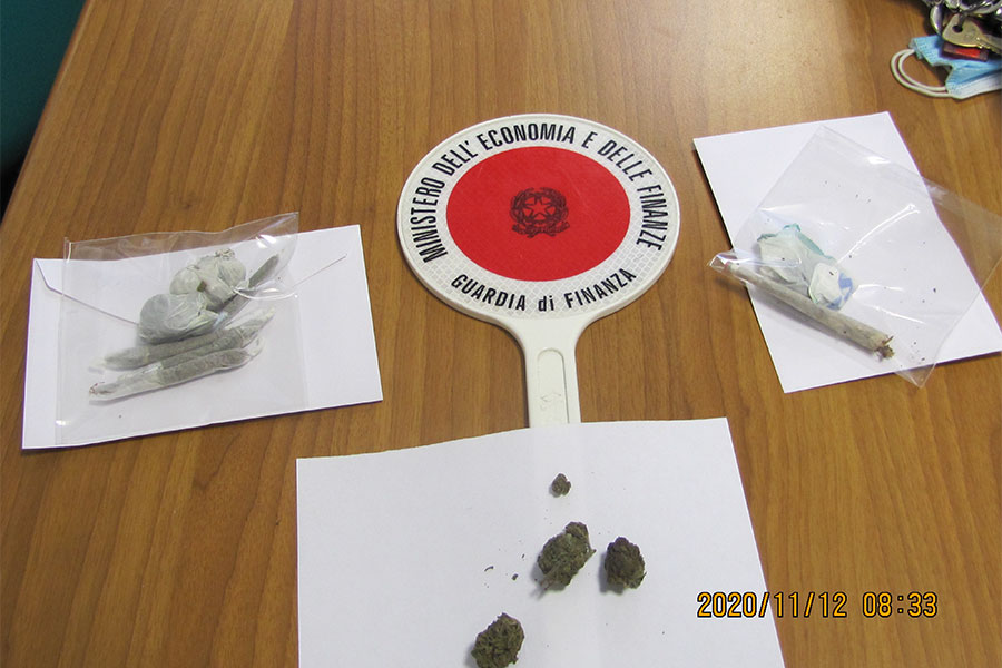 Nuoro. 13 e 16 anni sorpresi con della Marijuana dalla Guardia di Finanza