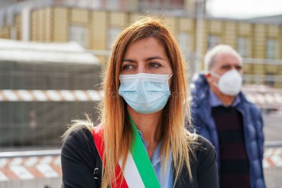 Il sindaco di Fonni Daniela Falconi (foto S.Novellu)