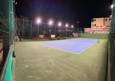 Il campo da tennis ultimato a Orosei