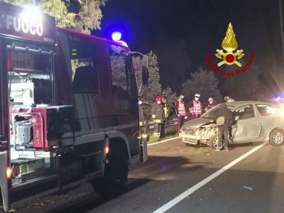 L'incidente sulla Statale 129