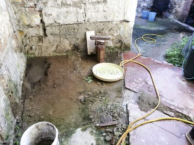 Perdita d'acqua a Oliena