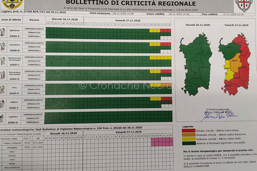 Meteo. Allerta rossa nel weekend per piogge e temporali