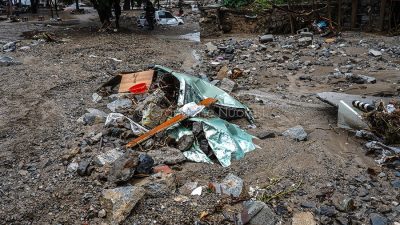 Bitti, distruzione dopo l’alluvione (© foto S.Novellu)