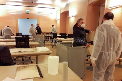 Bitti, La Soprintendenza Archivistica della Sardegna mette al sicuro i registri danneggiati dal fango