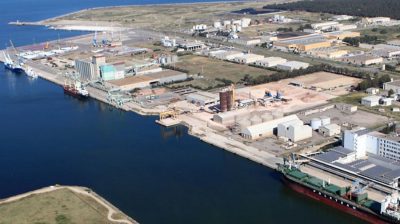 Uno scorcio del Consorzio industriale oristanese