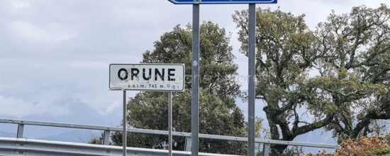 Il bivio per Orune (foto S.Novellu)
