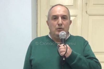 Il sindaco di Pattada Angelo Sini
