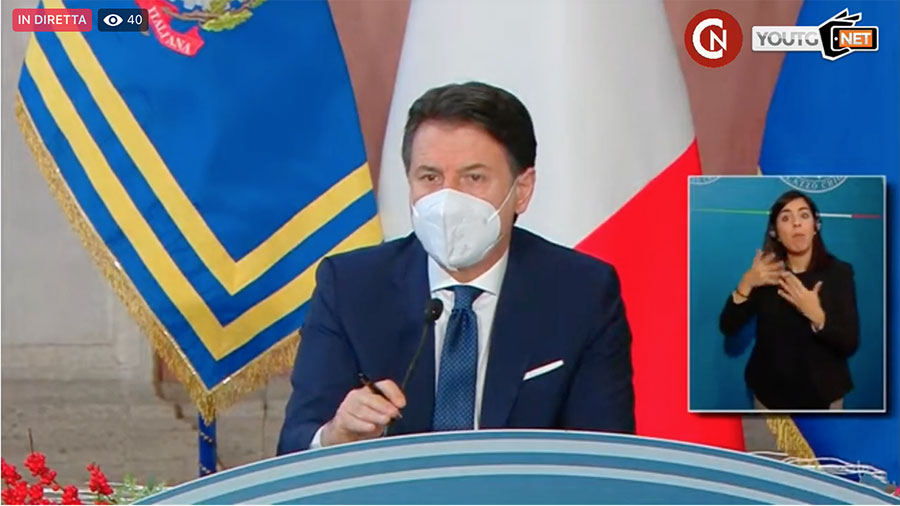 La conferenza stampa di fine anno del Premier Conte: dal Recovery found al Covid