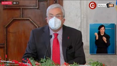 Il presidente dell'Ordine dei giornalisti, Carlo Verna