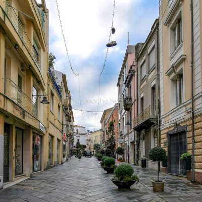 L'installazione al corso Garibaldi (foto S.Novellu)