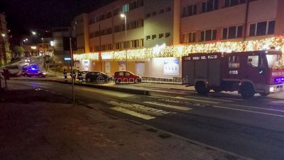 Nuoro. Via Aosta dopo lo scoppio della condotta idrica
