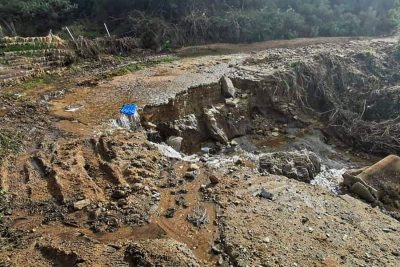 Oliena Danni dell'alluvione