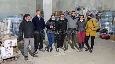 Volontari di Mamoiada a Bitti