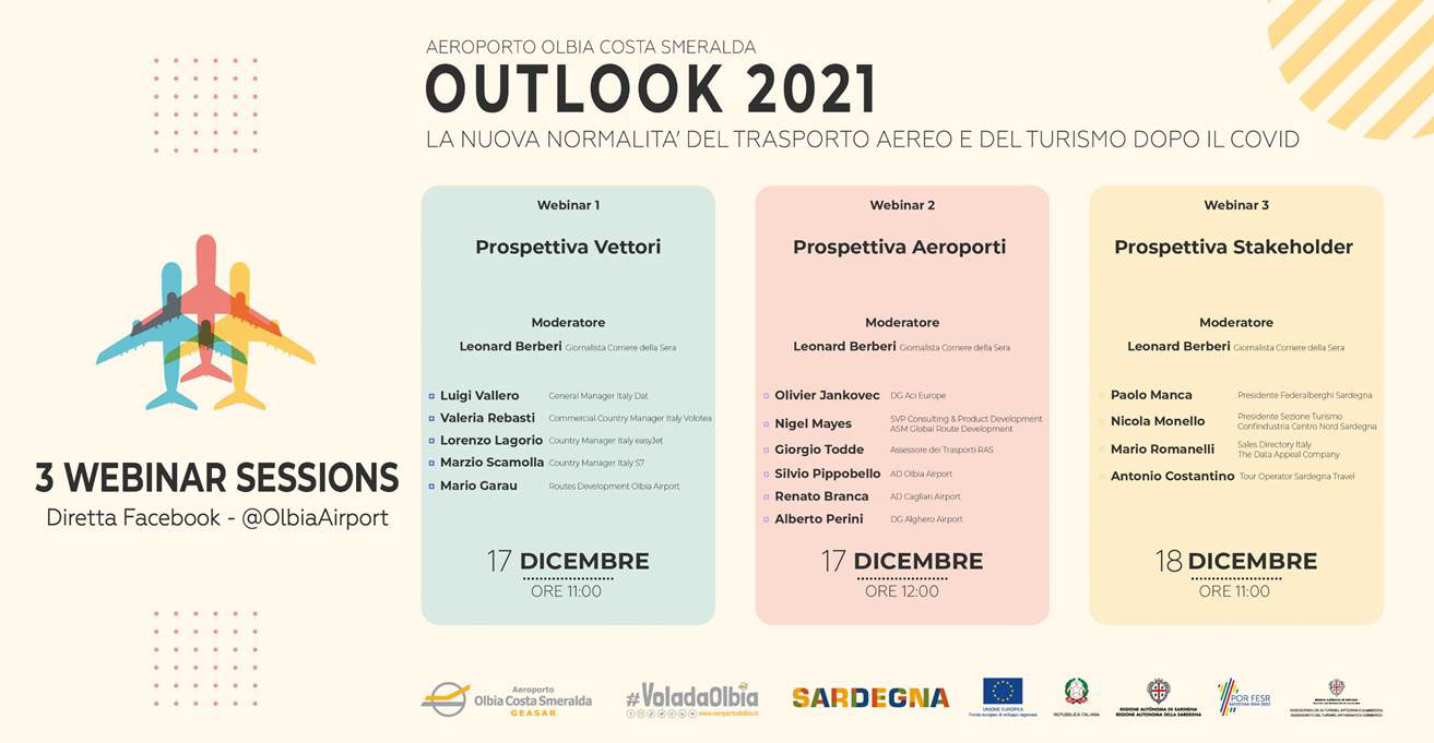 Webinar Outlook 2021: “possibili scenari posti Covid turistici e aeroportuali”