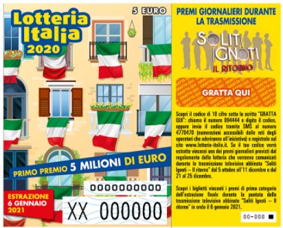Lotteria Italia, il primo premio da 5 milioni di euro va a Pesaro
