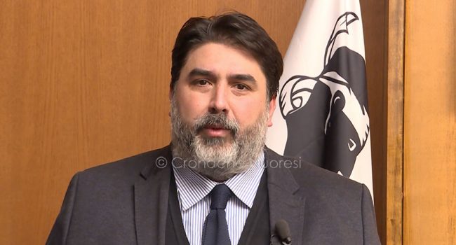 Il presidente della RAS Christian Solinas