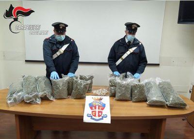 La marijuana sequestrata