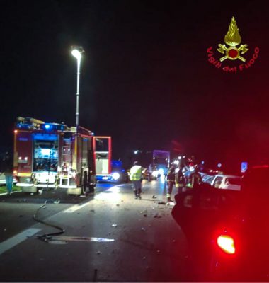 La scena dell'incidente