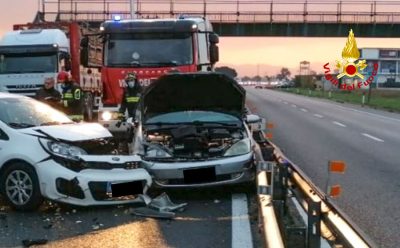 La scena dell'incidente