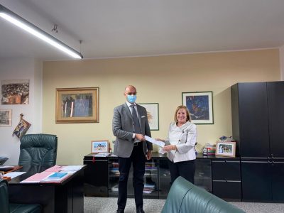 Marcello Tidore, direttore generale Assessorato Sanità e Gesuina Cherchi, commissario ASSL Nuoro