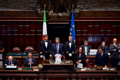 Il presidente della Camera dei Deputati Roberto Fico