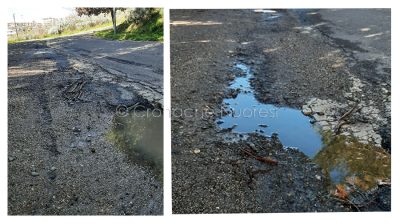 Voragini in via Tavolara