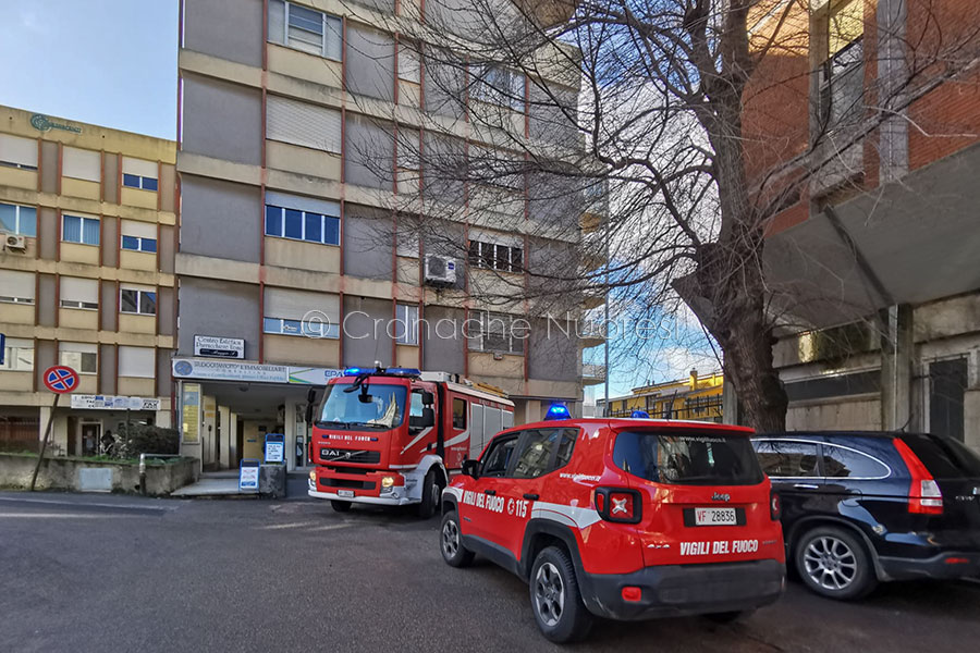 Nuoro. Incendio in un appartamento in via Leonardo da Vinci