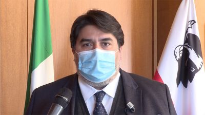 Il presidente della RAS Solinas